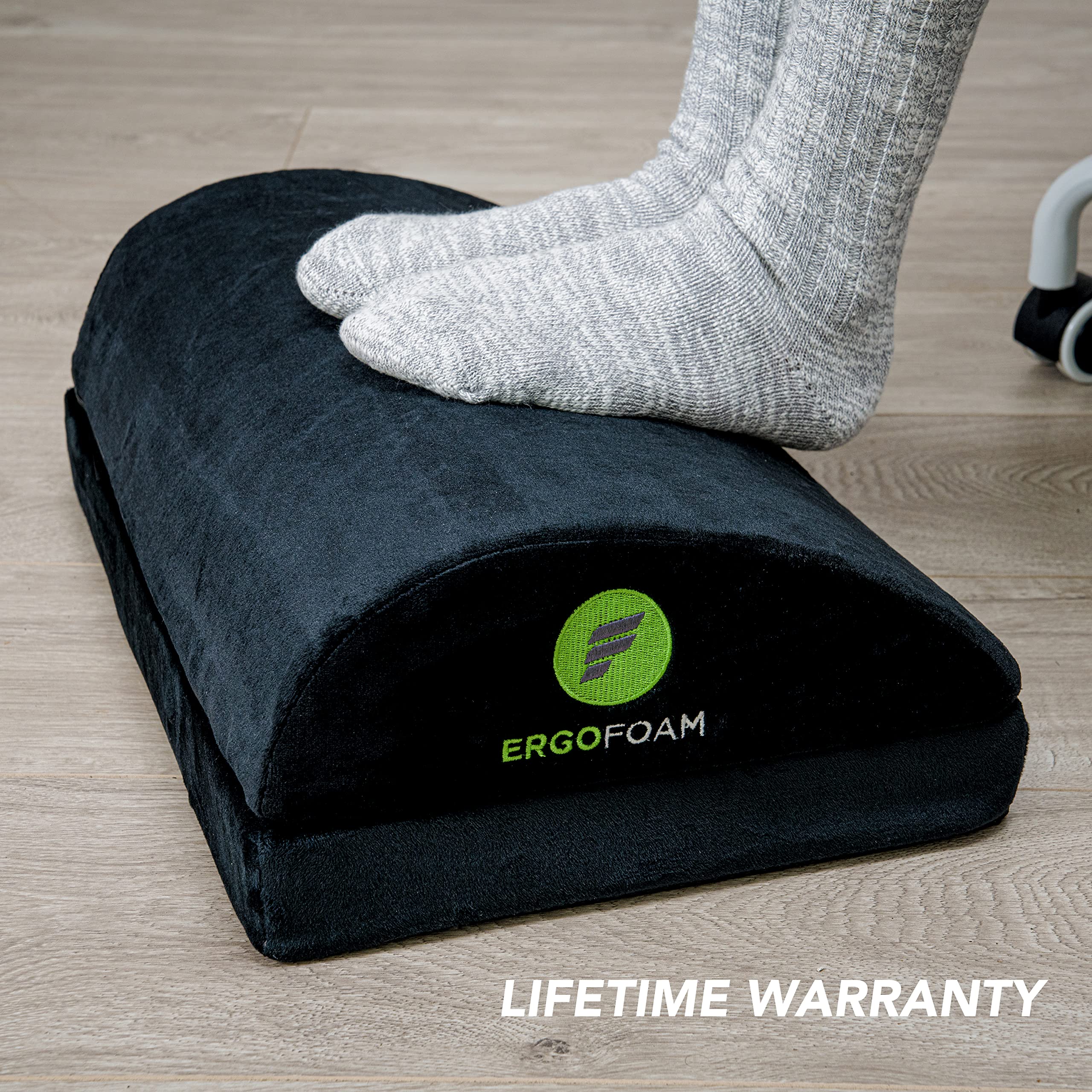 Buy ErgoFoam Adjustable Desk Foot Rest for Added Height Orthopedic