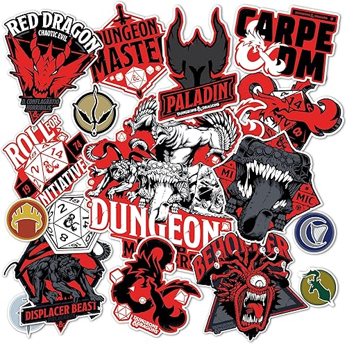 Desert Cactus Calcomanías de vinilo de Calabozos y Dragones, botella de agua para laptop, álbum de recortes, hojas de recortes, suministros de