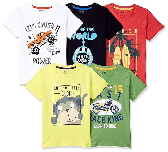 Max Boys Regular T-Shirt