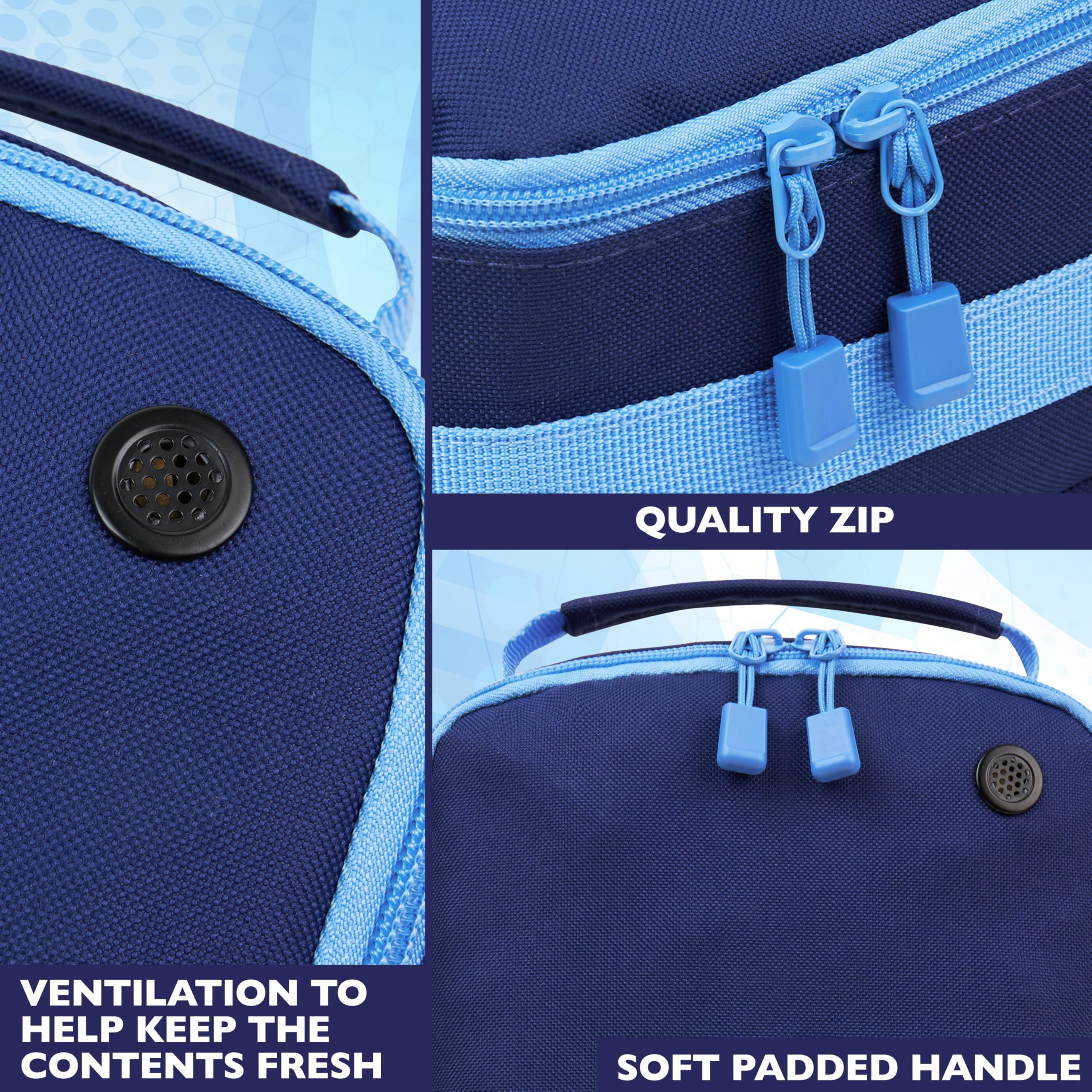 Manchester City F.C. - Borsa per scarpe da calcio, adulti, adolescenti, sport, ventilazione, per bambini, tifosi, viaggi, in PE, rugby, cricket, hockey, 19 x 34 x 12 cm