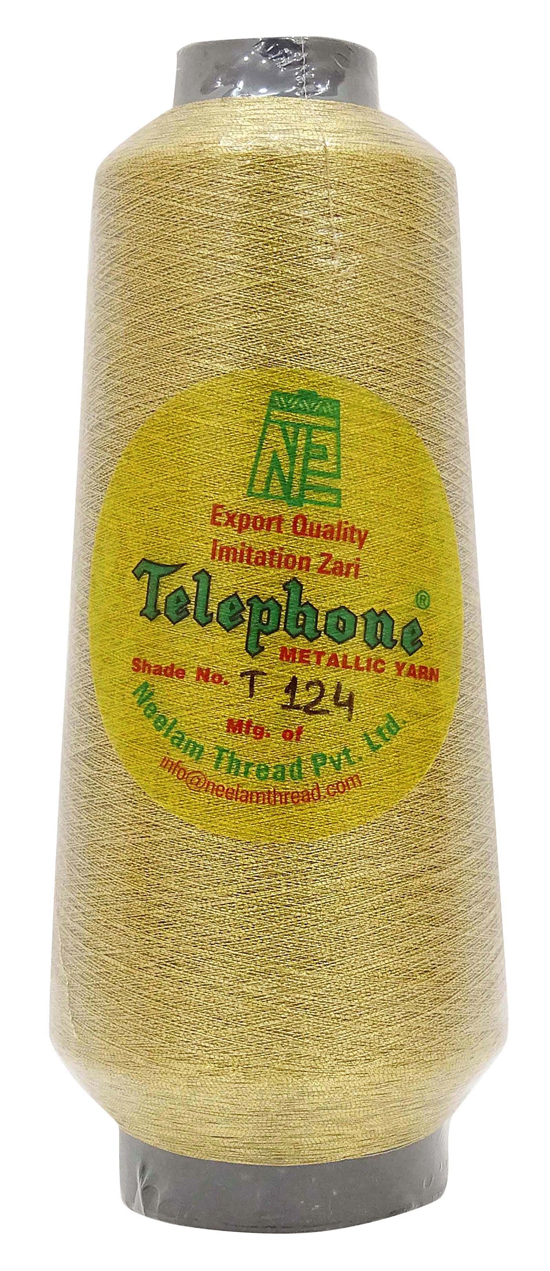 Telephone Threads 3600 Meter Yellow Sewing Embroidery Crafting Machine Stitching Yarn