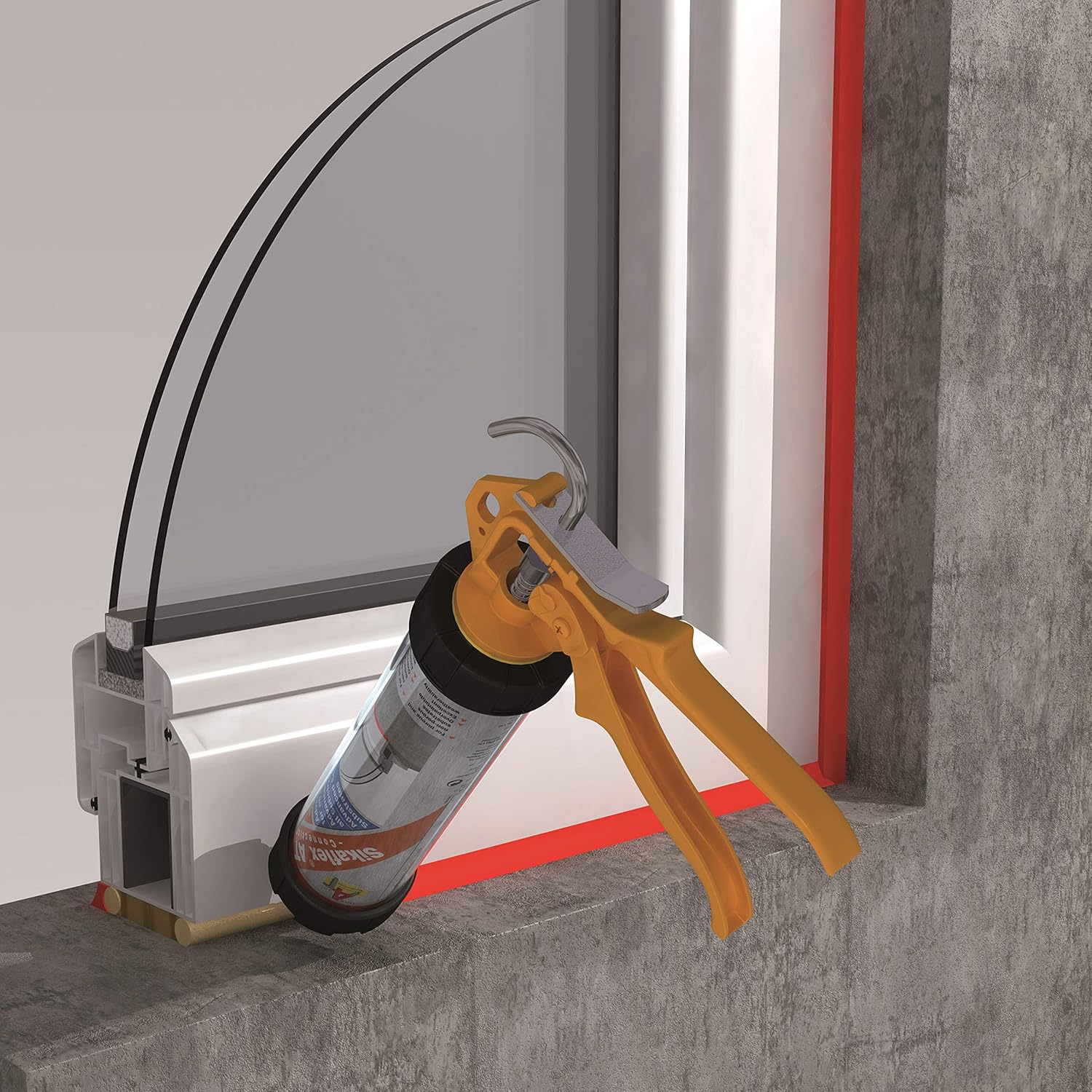 Sika 527075 Sikaflex at Connection Sealant, Gray, 300ml – BigaMart