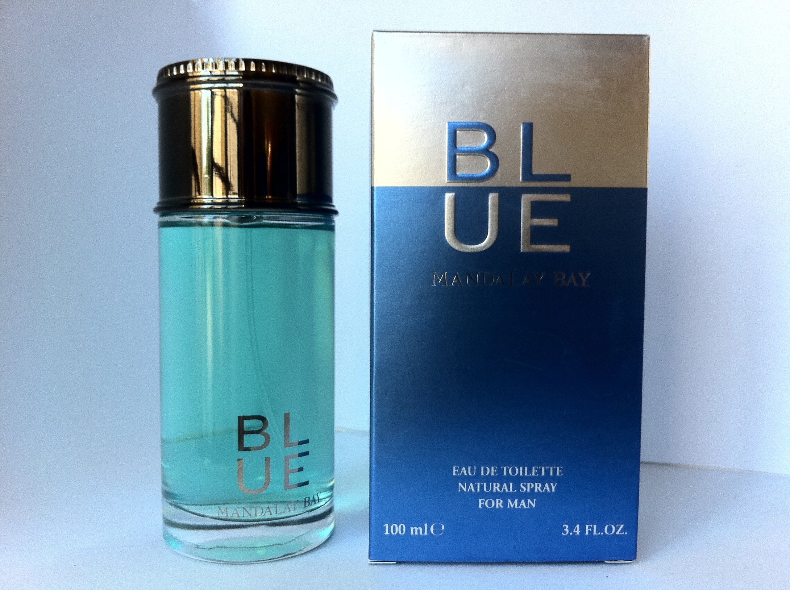 Blue By Mandalay Bay Blue For Men. Eau De Toilette Spray 3.4 Ounces