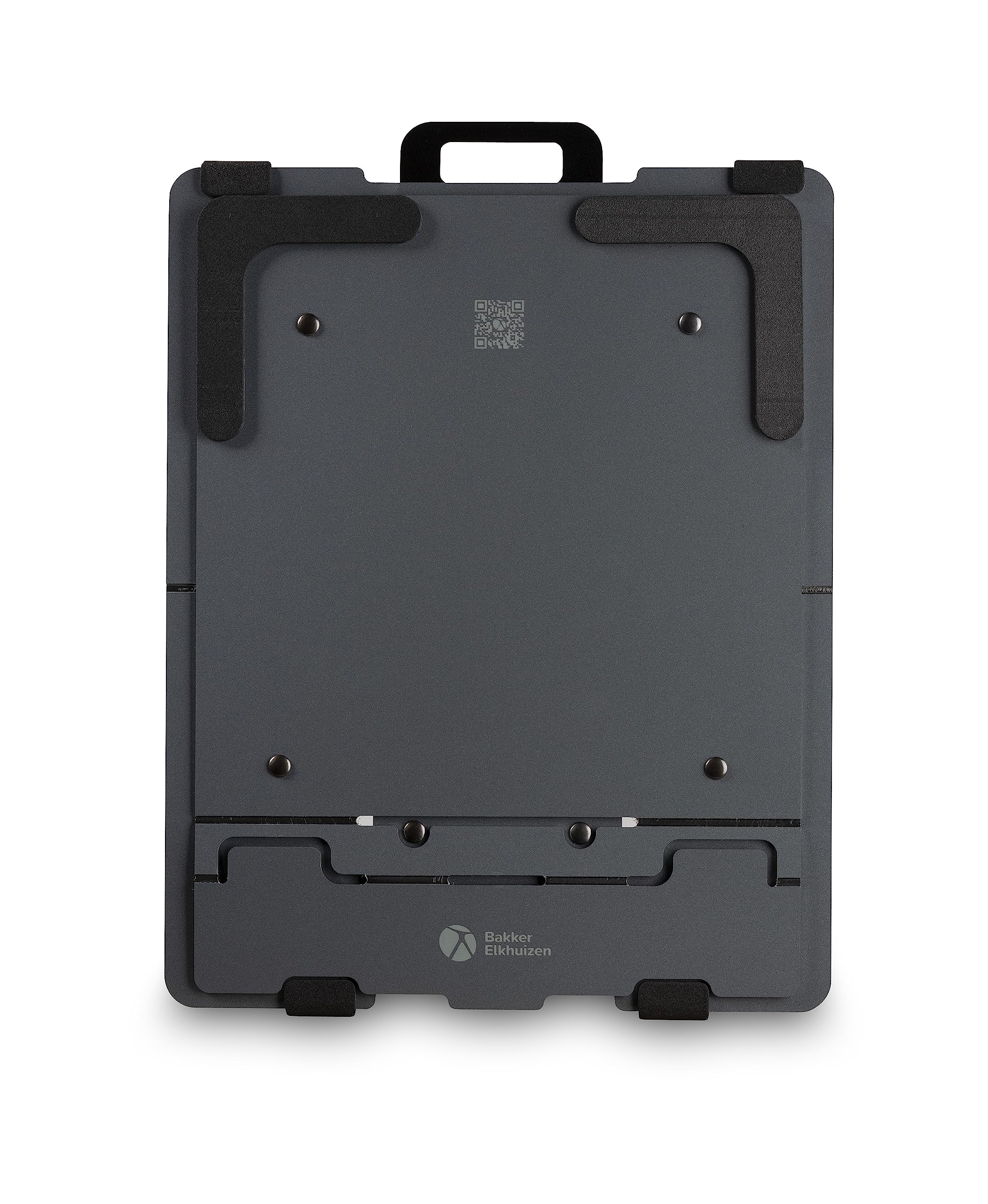 BakkerElkhuizen Flextop 170 - Supporto per laptop in alluminio leggero con 7 regolazioni in altezza, grigio scuro