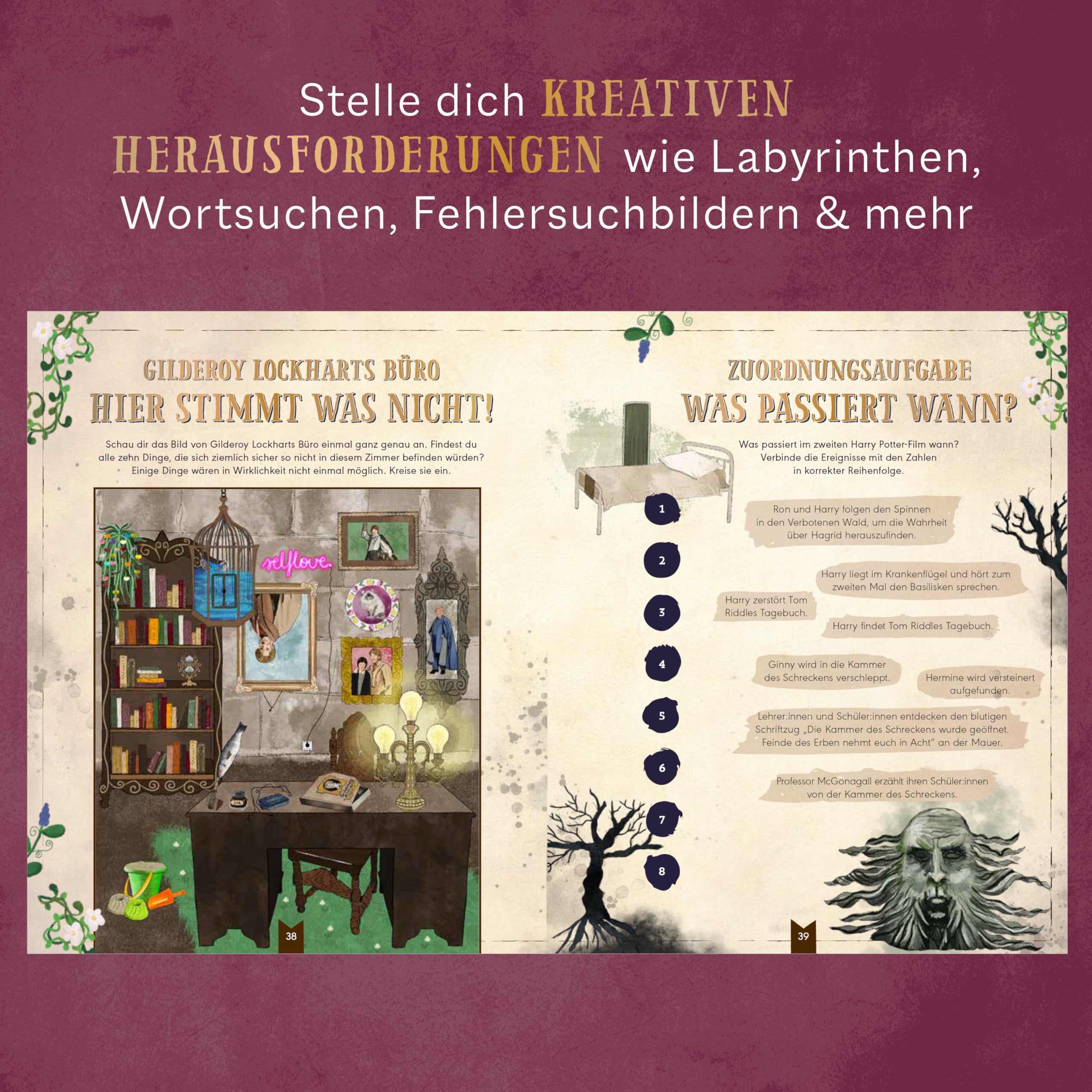 Das inoffizielle Film-Rätselbuch für Potter-Fans. Über 100 Rätsel, Quizfragen und Knobelaufgaben zu den Kino-Erfolgen: Marisa & Lillian Hart machen ... zum zauberhaften Rätsel-Event! (Harry Potter)