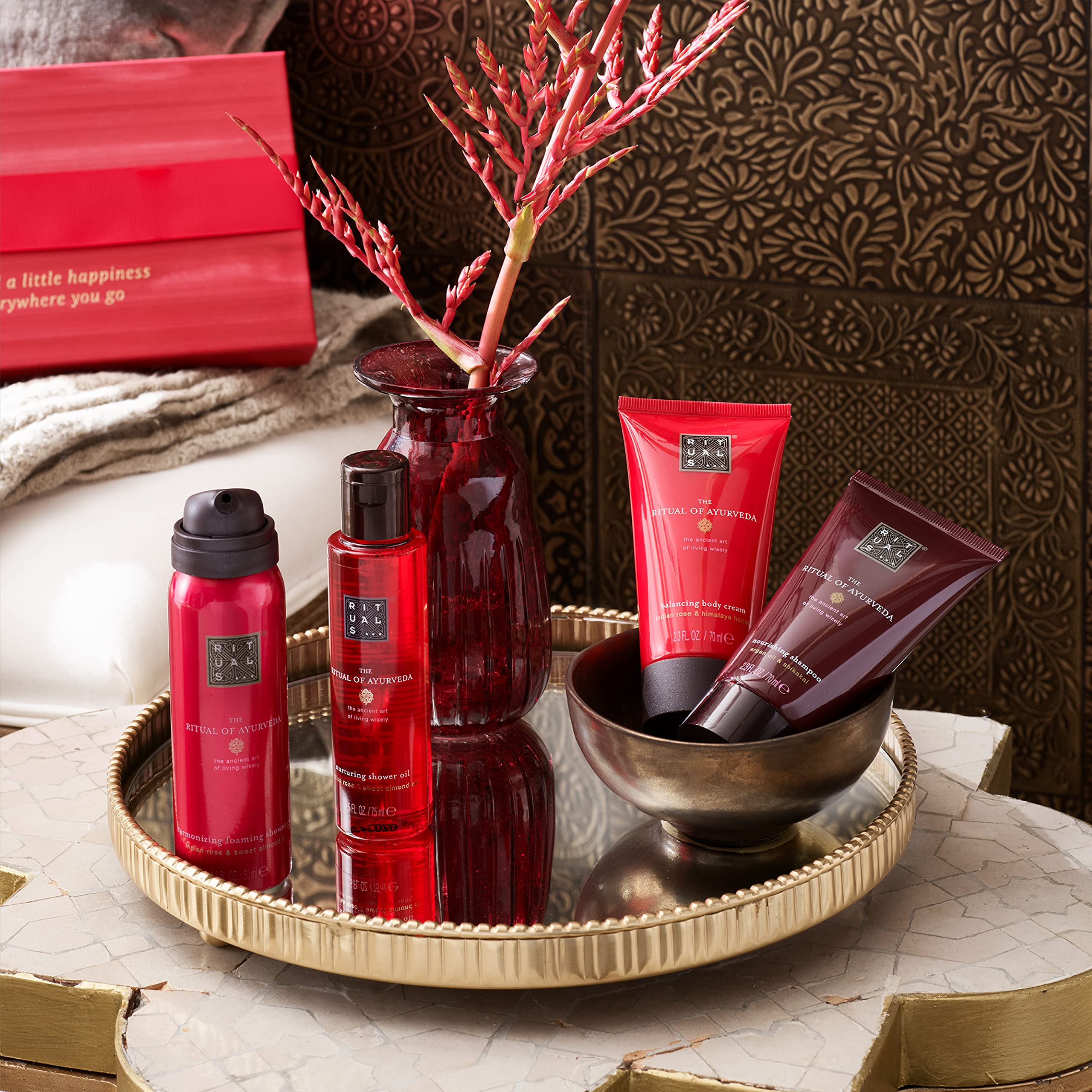 RITUALS Geschenkset für Frauen von The Ritual of Ayurveda, Größe S – Mit Indischer Rose und Süßmandelöl – Beruhigt und Nährt