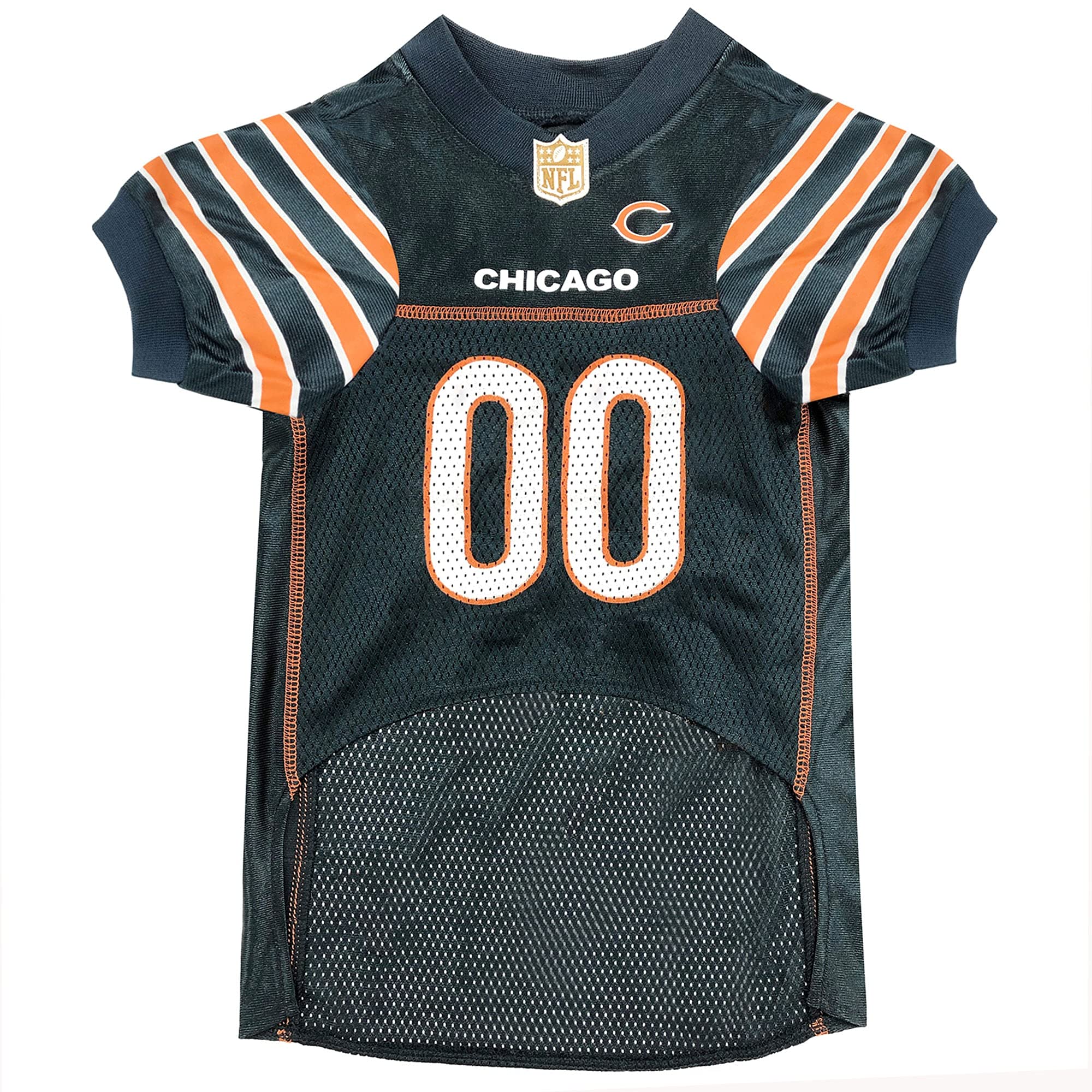 Pets First NFL Chicago Bears koszulka dla psa, rozmiar XS - najlepszy kostium piłkarski dla psów i kotów. Licencjonowana koszulka dżersejowa