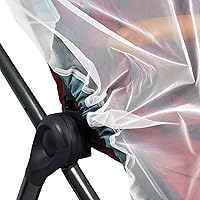 Vista 7 de Mosquitera de bebé para cochecito, portabebés y moisés – Cordón elástico para una red de ajuste cómodo – Red de insectos para correr, asiento