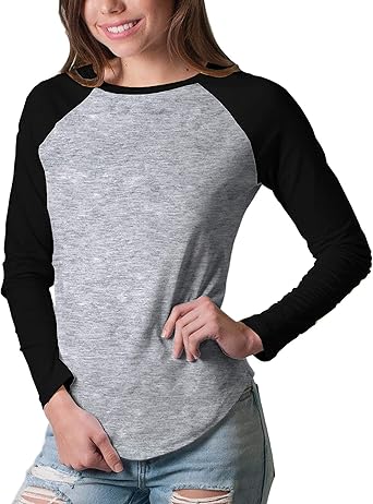 womens raglan long sleeve shirts