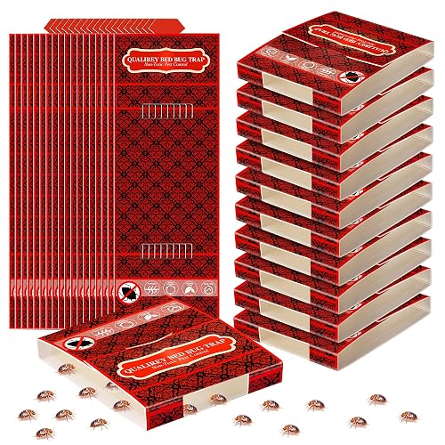 24 Pack Bed Bug Traps, Non Toxic Bedbug Detector for