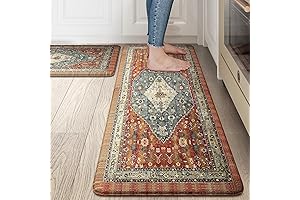 Collive Long and Stylish Kitchen Mat Set, The Perfect Solution for Comfort...