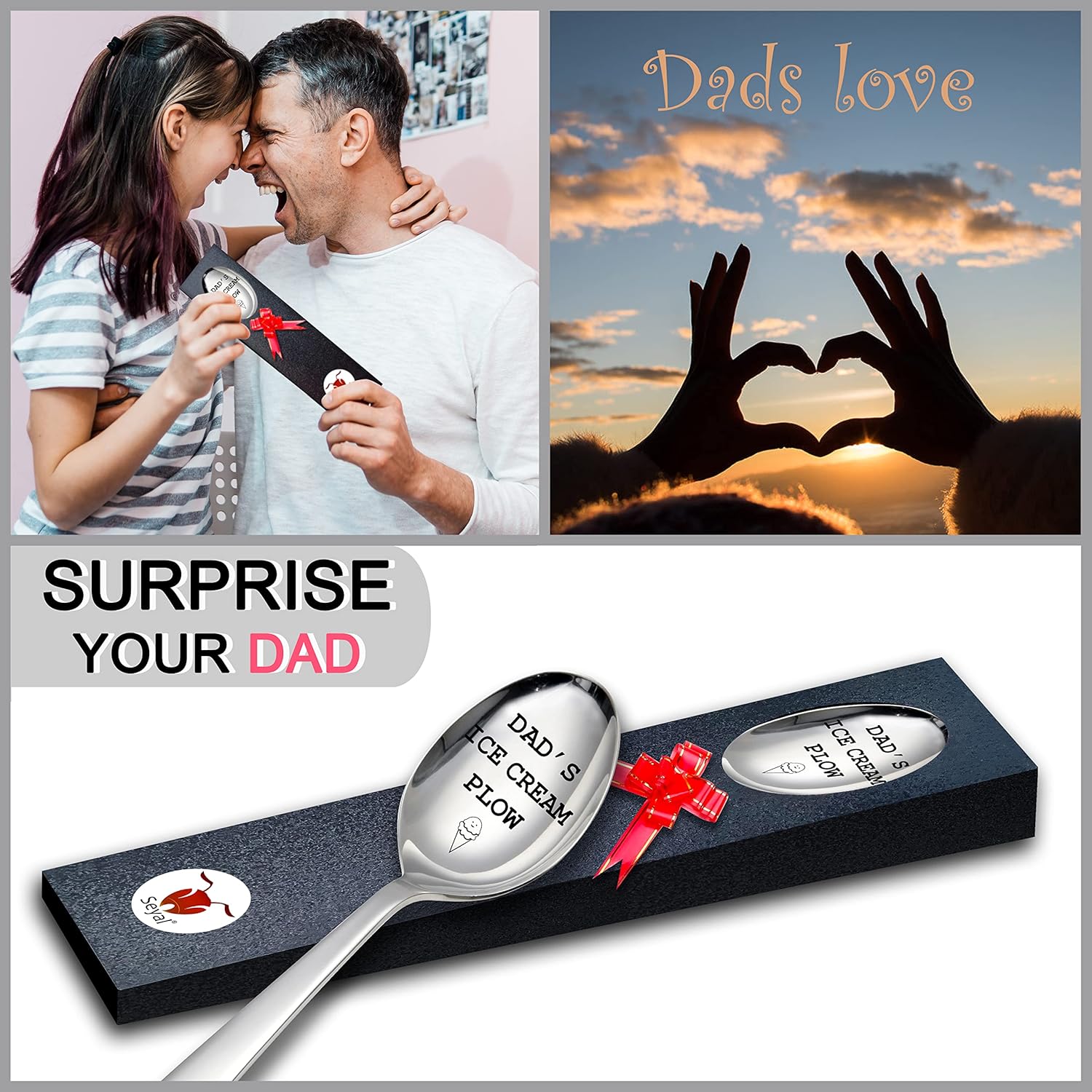 New Product Seyal Dads Ice Cream Plow Spoon Gift Tech Deals 🔥 Seyal Dads Ice Cream Plow Spoon Gift