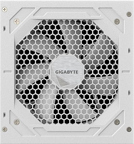 Gigabyte UD850GM PG5 ICE 80 Plus Gold Fully Modular 850w PCIe 5.0 White Power Supply Unit, ATX 3.1, 12VHPWR GPU Connector, Flat Cables, 10 Year Warranty - 3