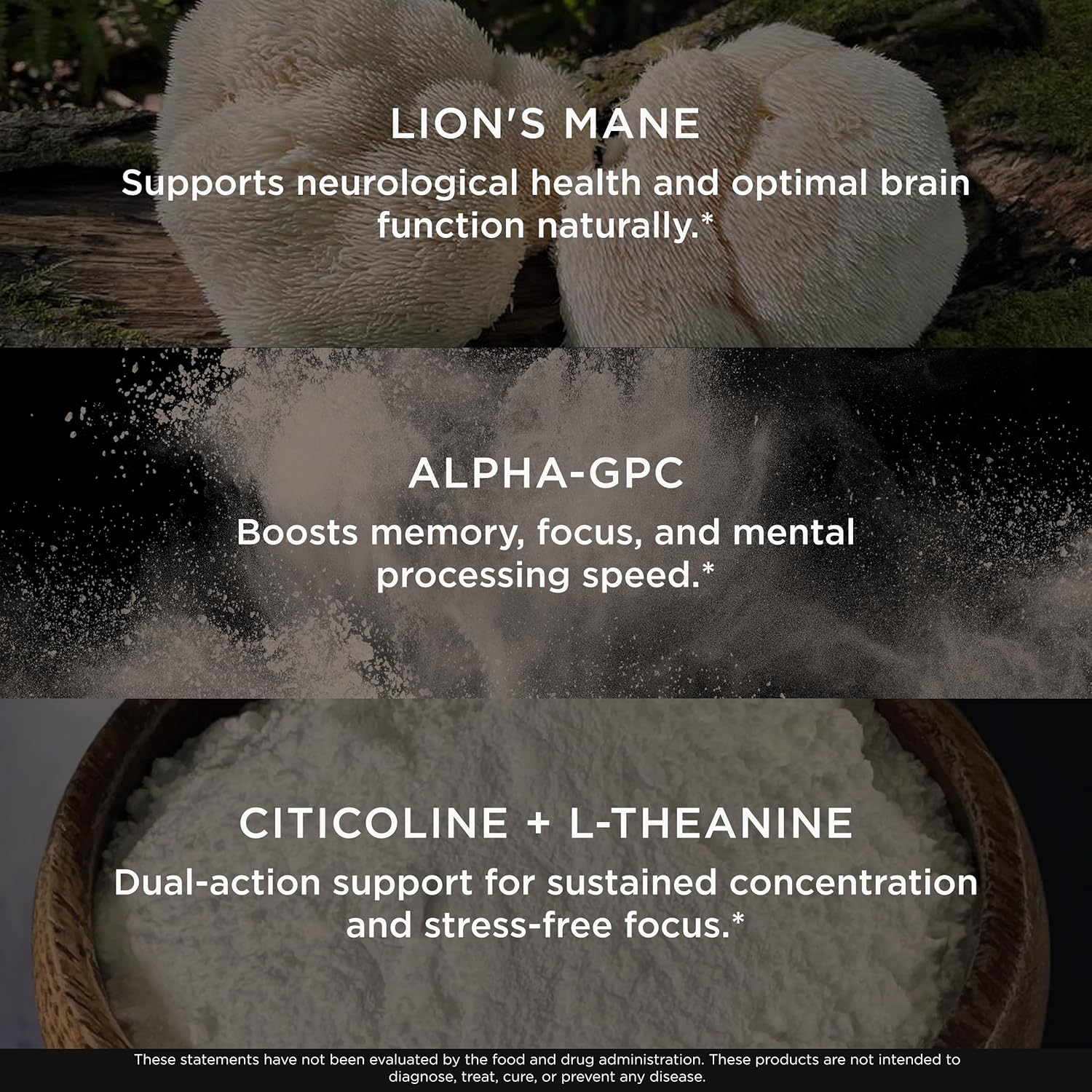 The Genius Brand Genius Mood+Focus - Nootropic Supplement with Organic Lion’s Mane, Alpha GPC & More for Brain Health - Memory Support & Focus Support - Non-GMO - 90 Veggie Capsules