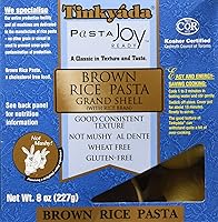 Vista 1 de Pasta de arroz integral Tinkyada Grand Shell, 8 onzas