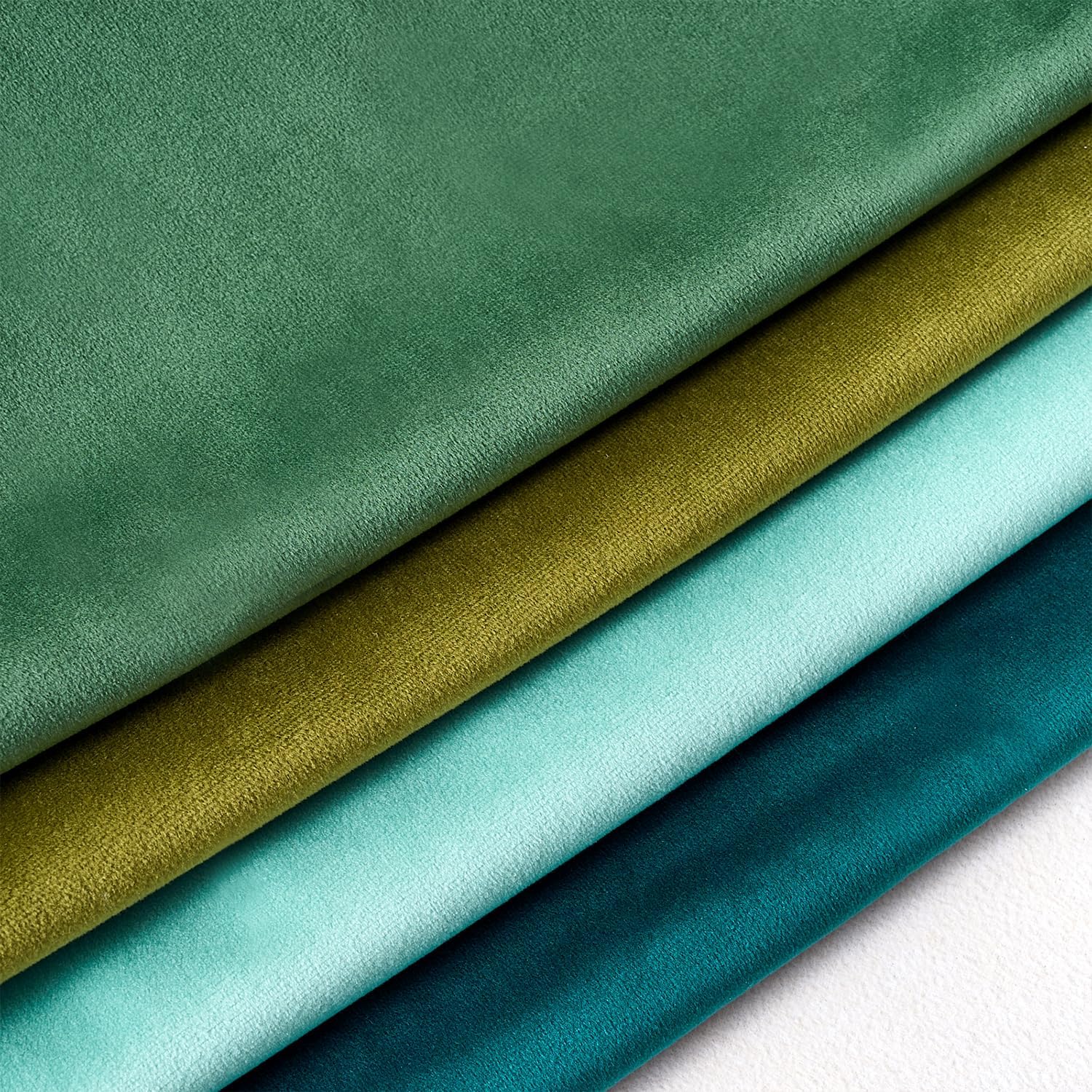 Olive Green Pillow Covers Spring Summer Decorations for Home Living Room Couch Throw Pillow Cases 18x18 for Sofa Cushions Velvet Decorative Colorful Covers for Modern Home Decor Moss Green Set of 2 - Image 5