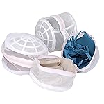 Laundry Science Premium Bra Wash Bag - Set of 3 Mesh Lingerie Laundry Bags for Delicates - Protects Bras, Underwear & Intimates in Washing Machine - Durable Zipper Closure - Regular Size