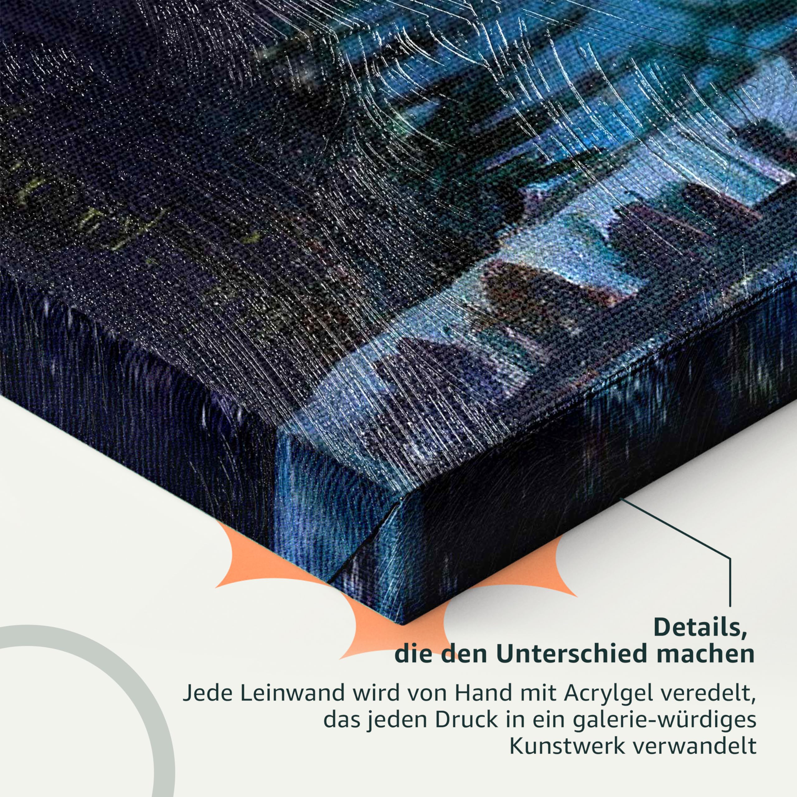 B&D XXL - Leinwandbild Poster Frau Gesicht, Schlafzimmer, Wohnzimmer | Hochwertige Leinwand, sofort aufhängbar, ideal fürs Wohn- oder Schlafzimmer, wasserfest und lichtecht, langlebig, stilvoll