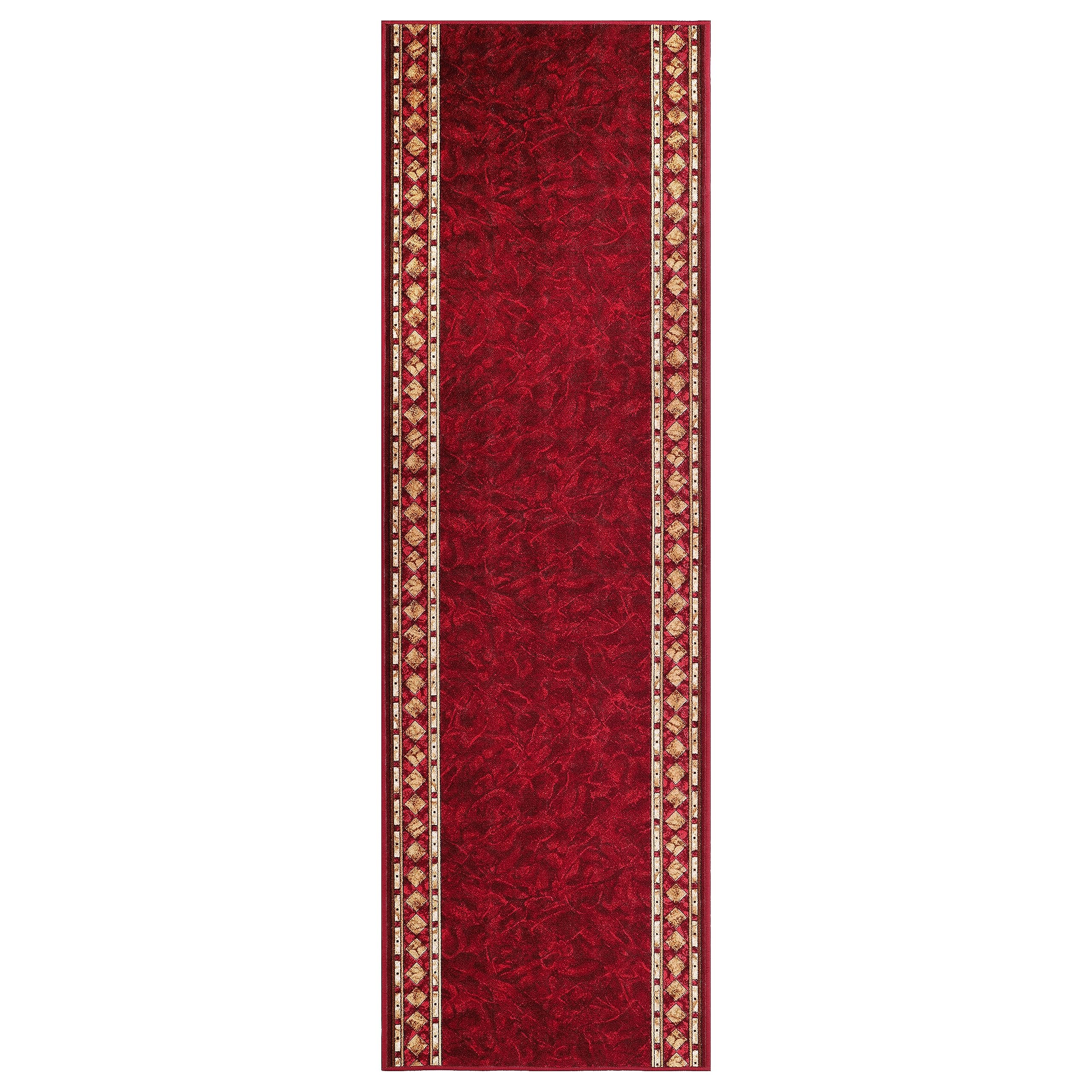 Tappeto Passatoia Moderno 67x180cm - Pelo Corto, Antiscivolo, Design Astratto, Per Corridoio O Ingresso - Foto 8