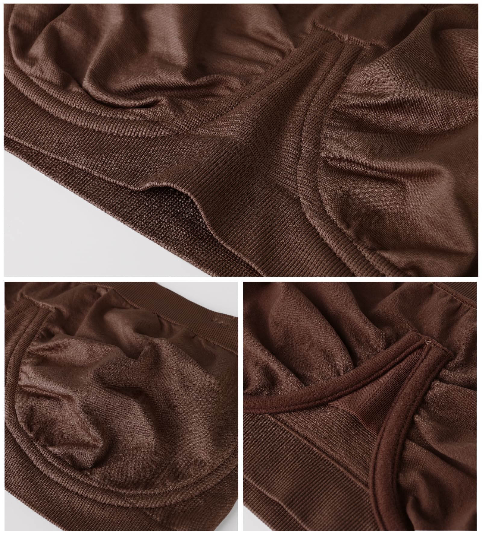 DotVol Soutien-Gorge pour Femme Bandeau à Armatures sans Couture