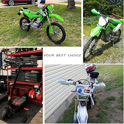 Miniatura 3 de PRO CAKEN Paramanos universales de 22 mm (78 pulgadas) y 28 mm (1 18 pulgadas) para manillar CNC para moto de cross, ATV, scooter para CRF KLX KX