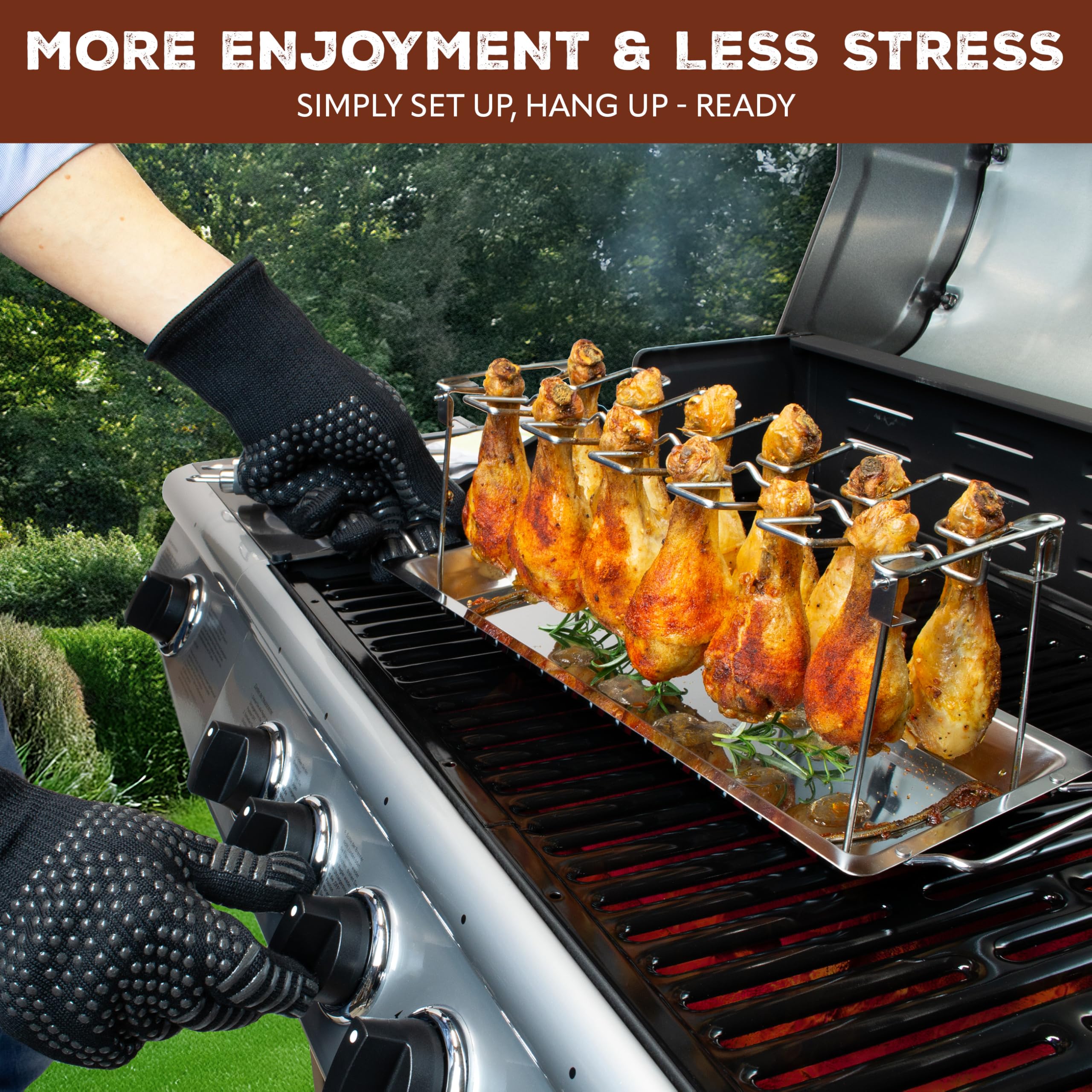 Support Poulet Support Cuisse Poulet Navaris Grille Barbecue