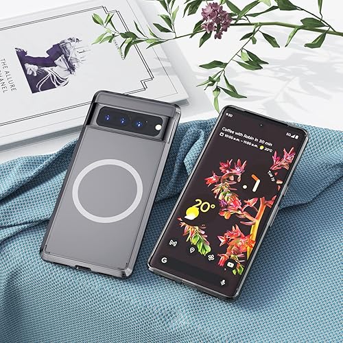 Miniatura 5 de KERTER Google - Funda de batería 4XL, recargable portátil de 5000 mAh, cargador de batería de respaldo magnético externo, cargador de batería