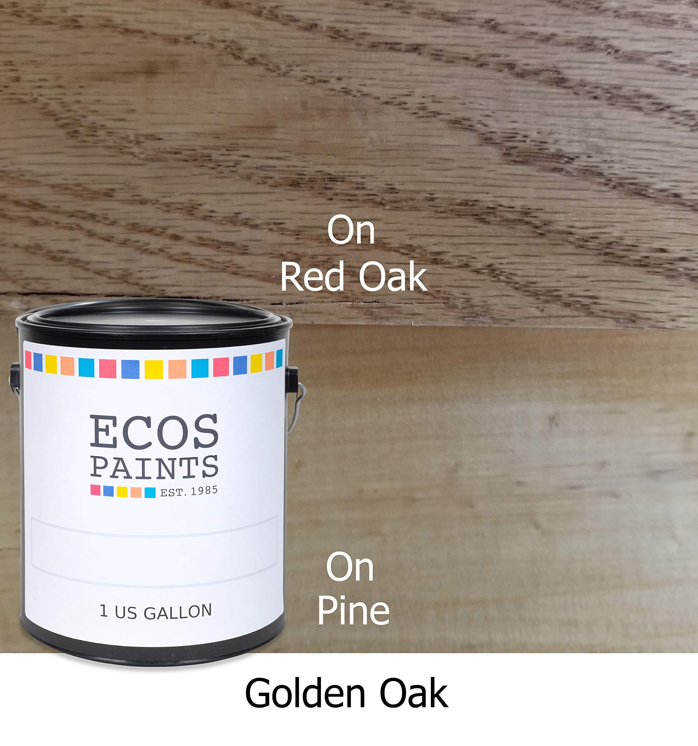 Ecos Paints Interior Wood Stain 1 Gallon Golden Oak Amazon Com