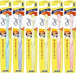 Ora2(オーラツー) ミー 歯ブラシ スパイラルキャッチ [コンパクトヘッド ふつう] 6本パック まとめ買い ※色は選べません