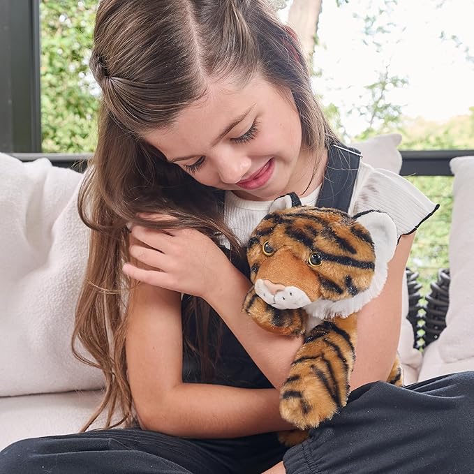Peluche Tigre The Petting Zoo Wild Onez 9 pulgadas miniatura 7