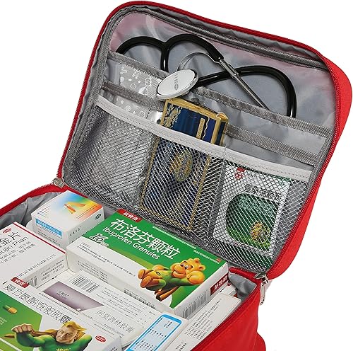 Miniatura 4 de MAXPAND Kit de primeros auxilios bolsa de almacenamiento médico vacía portátil bolsa de rescate bolsa de traumatismo, bolsa de medicina de