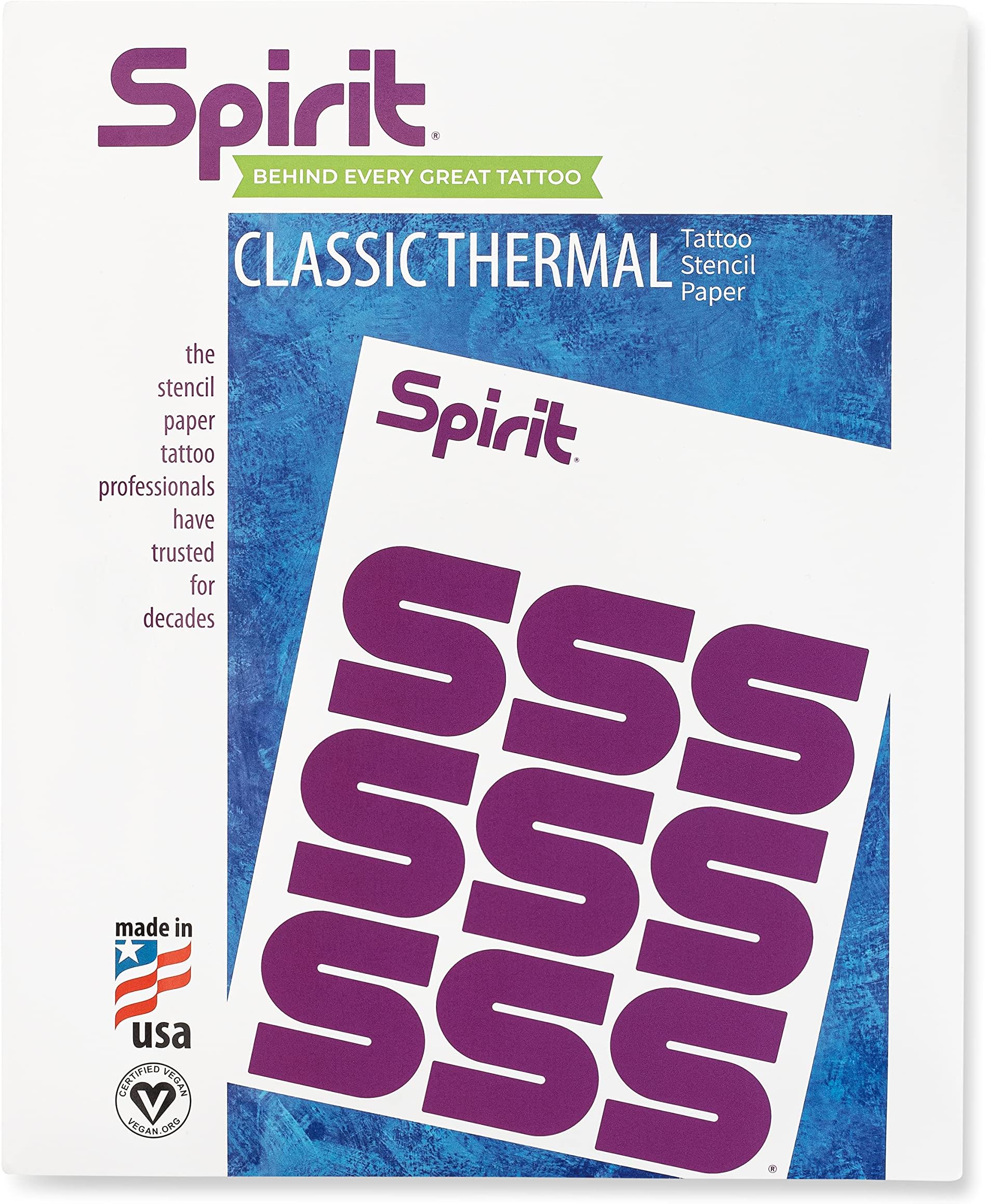 Tattoo Classic Thermal Transfer Paper 8.5"x11" - 25 Count