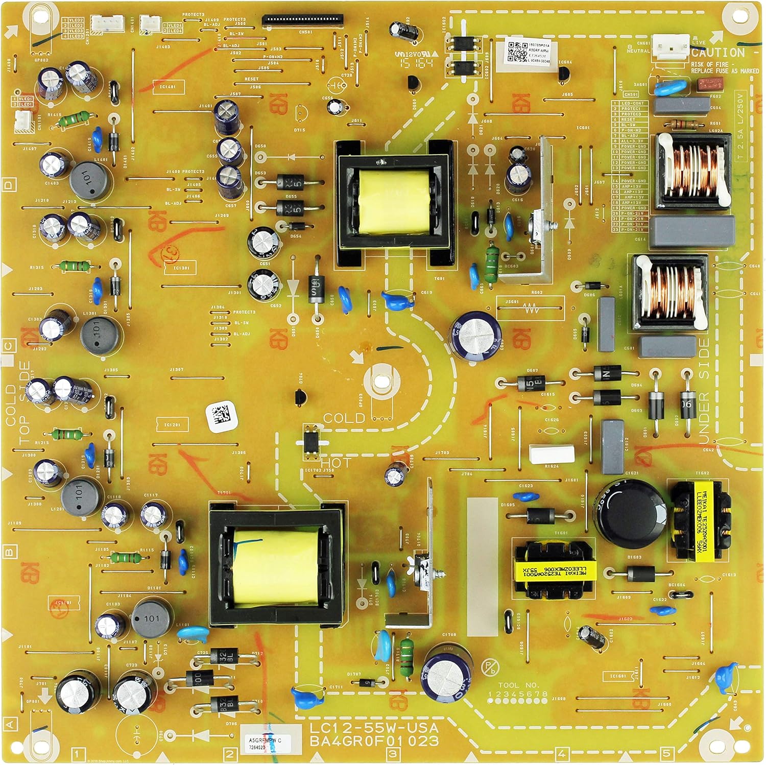 A5GRBMPW001 Magnavox Tv Power Supply Board Electronics