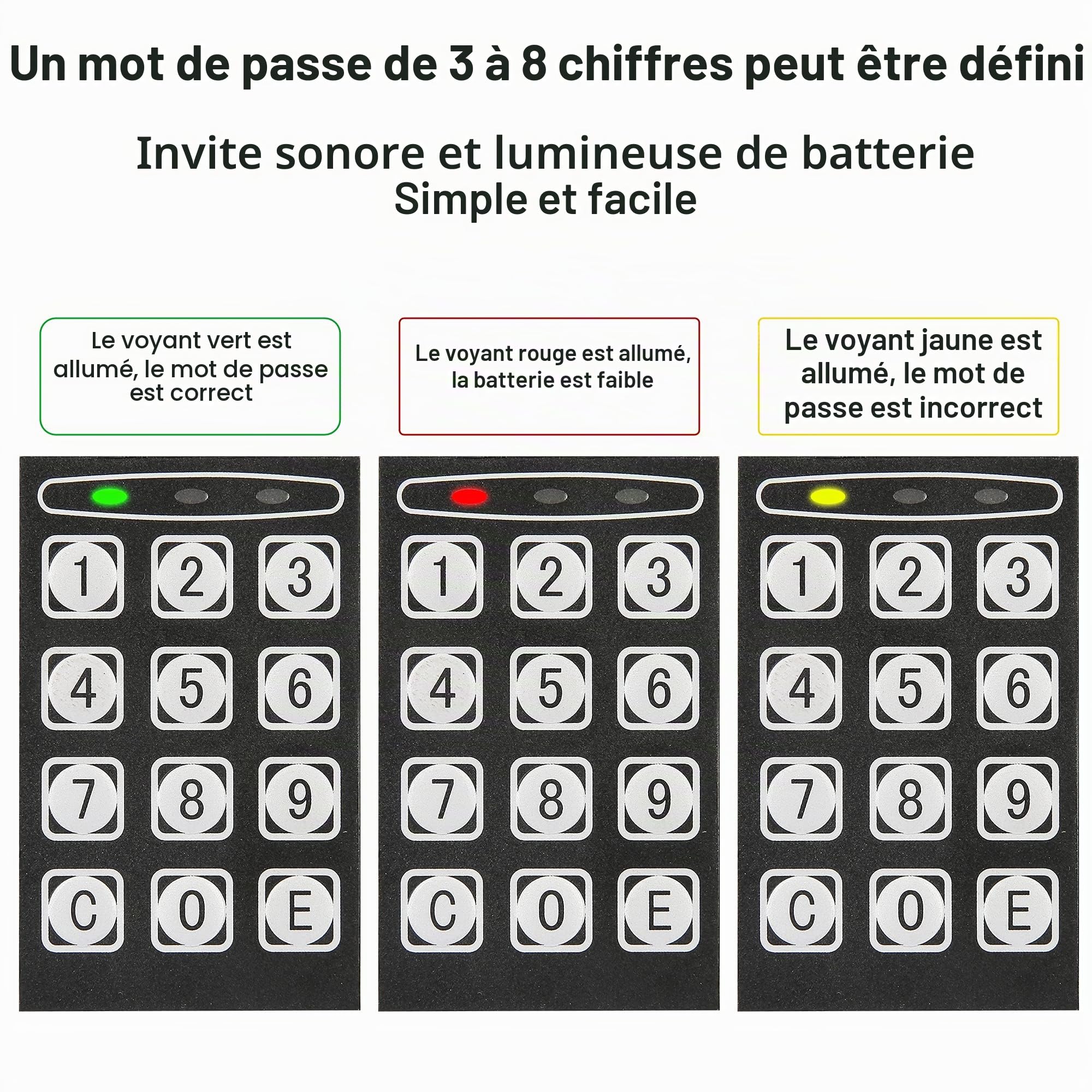 Himimi Petit Coffre Fort Coffre-Fort électronique Mini Coffre Fort Mini Coffre-Fort 23 x 17 x 17 cm, Noir
