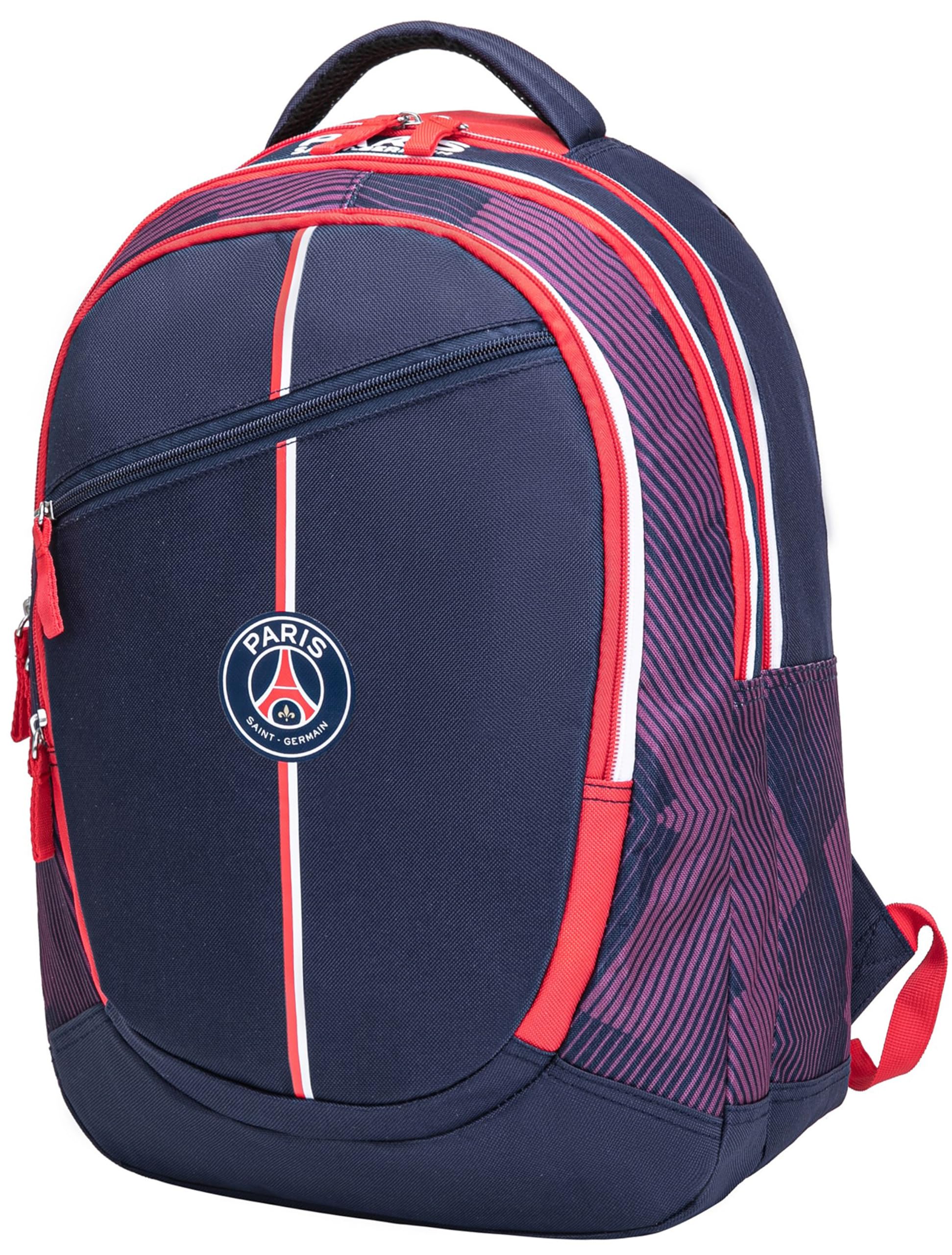 Paris Saint-Germain - Mochila escolar PSG - Colección oficial con 3 compartimentos