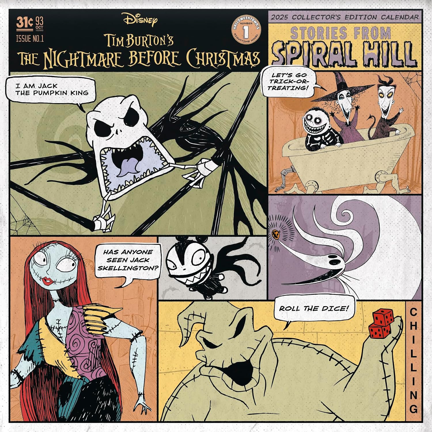 2025 Disney The Nightmare Before Christmas Collector's Edition Calendar image 3