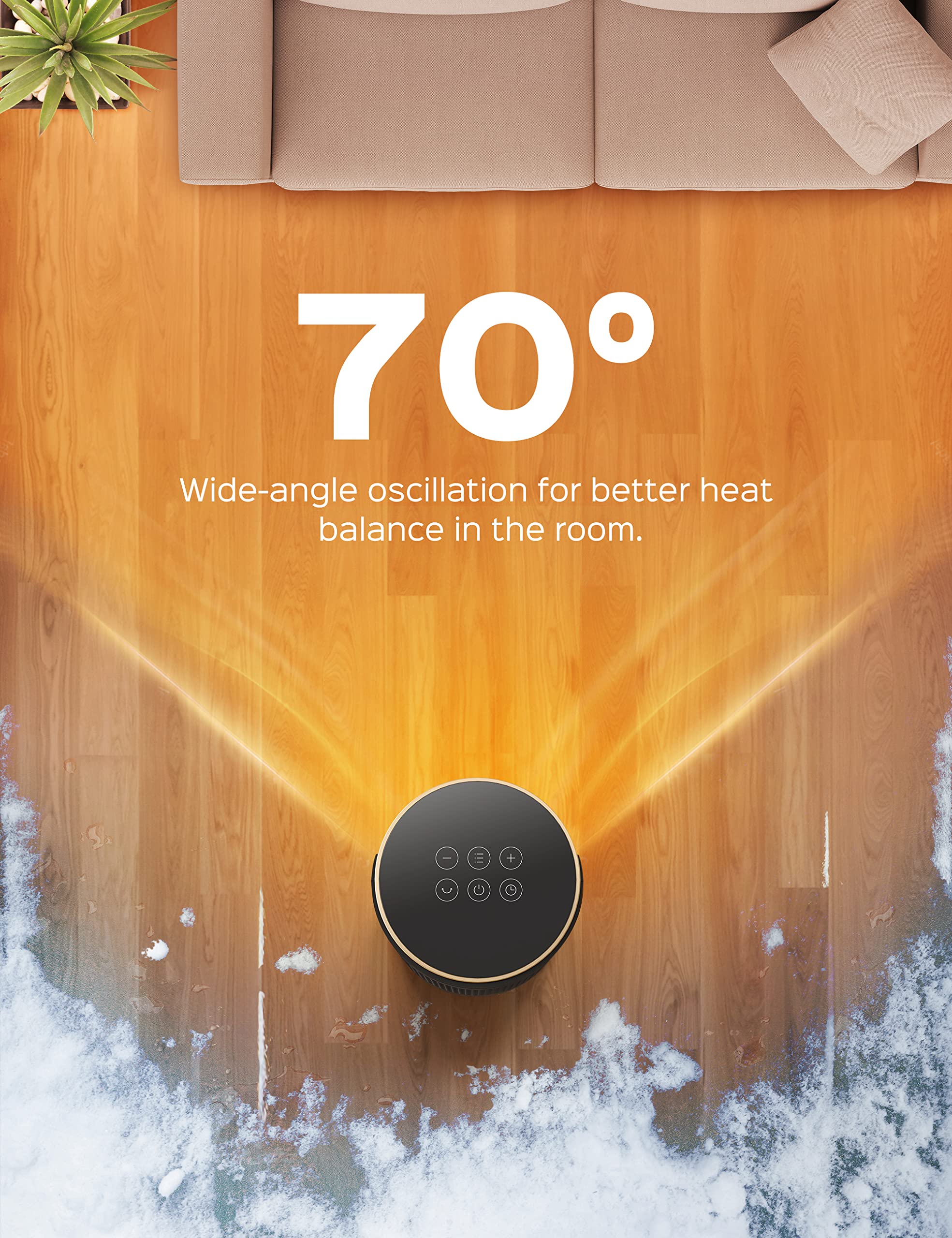 Dreo Space Heater, Portable Electric Heaters for Indoor Use, 70° Oscillation,  12H Timer, Quite PTC Ceramic Heating with Thermostat, Safety Protection,  Remote for Office, Home Bedroom : Amazon.co.uk: Home u0026 Kitchen