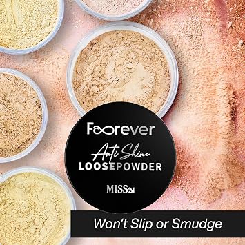 Forever Matte & Blur Makeup Setting Powder with Anti-Shine Oil Control and Soft-Focus Skin Filter: 101 Sheer Hazelnut, 0.53 Oz