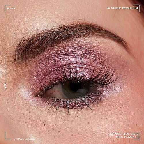 Miniatura 6 de NYX PROFESSIONAL MAKEUP Ultimate Glow Shots, sombra de ojos líquida, sombra de ojos brillante de larga duración con vitamina C - Plum Player