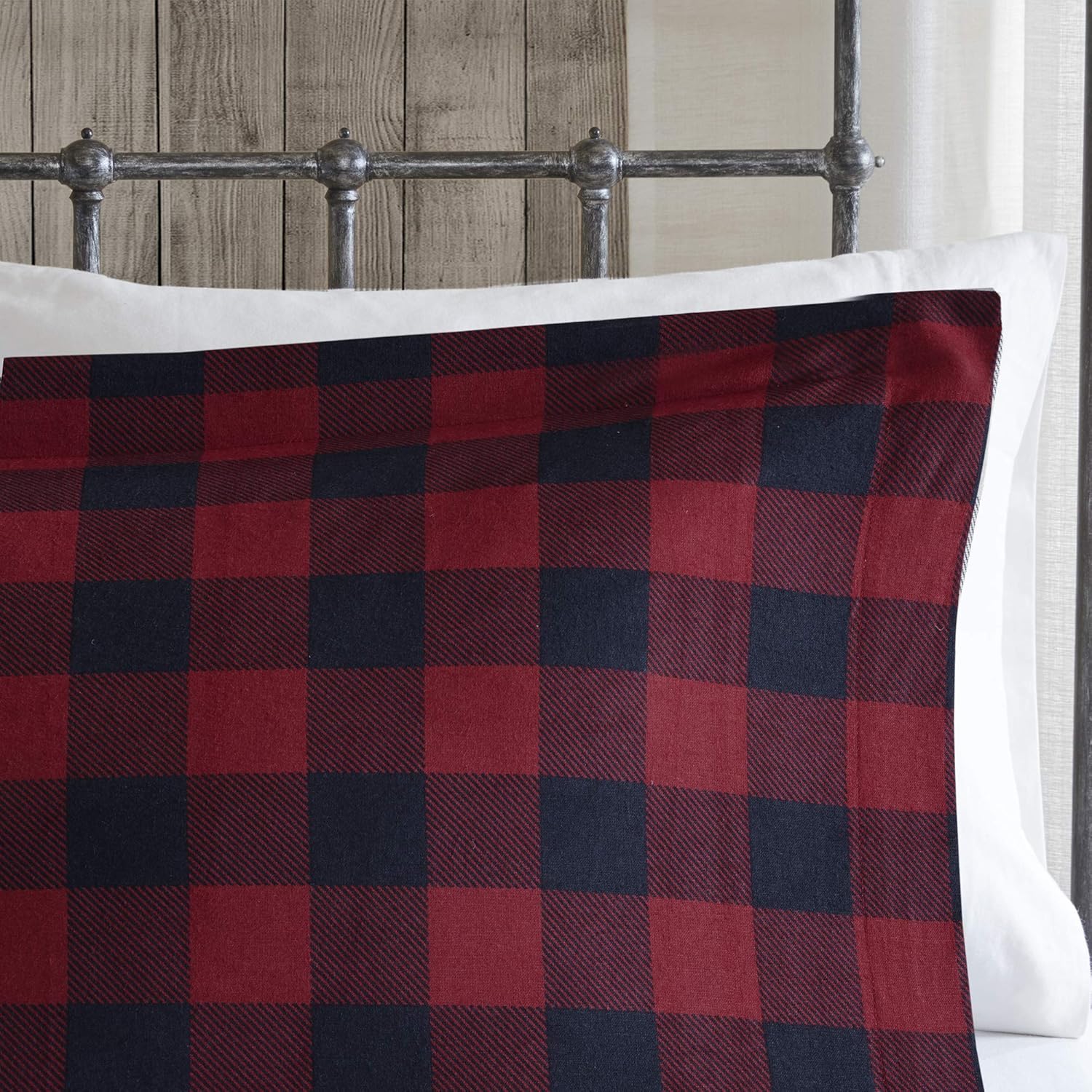 Exclusive Discount 70% Price Woolrich Flannel Check Print Cotton Duvet Cover Set Black/Red King/Cal King Exclusive Woolrich Flannel Check Print Cotton Duvet Cover Set Black/Red King/Cal King