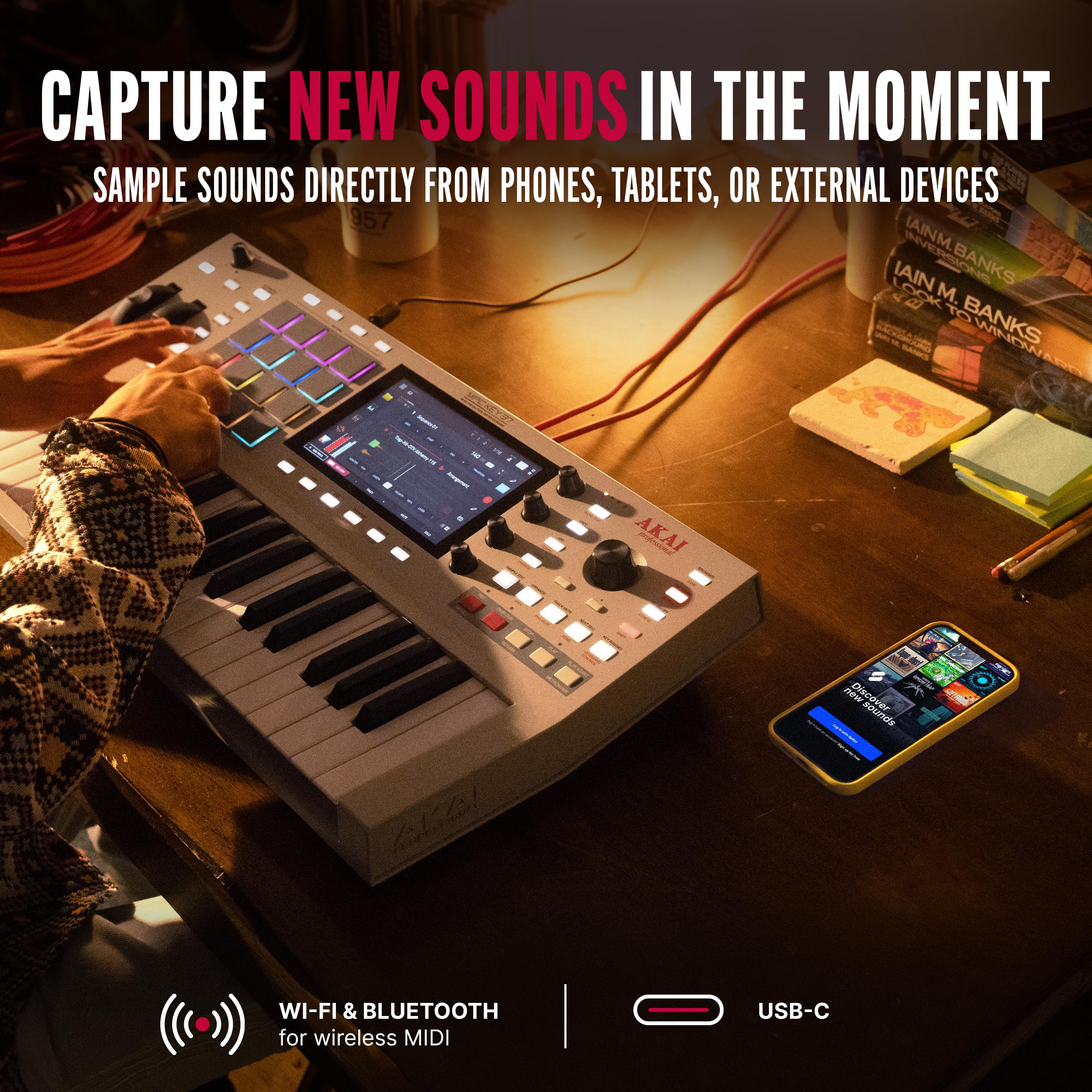 Akai Professional MPC Key 37 G2 Samodzielna Klawiatura Produkcyjna