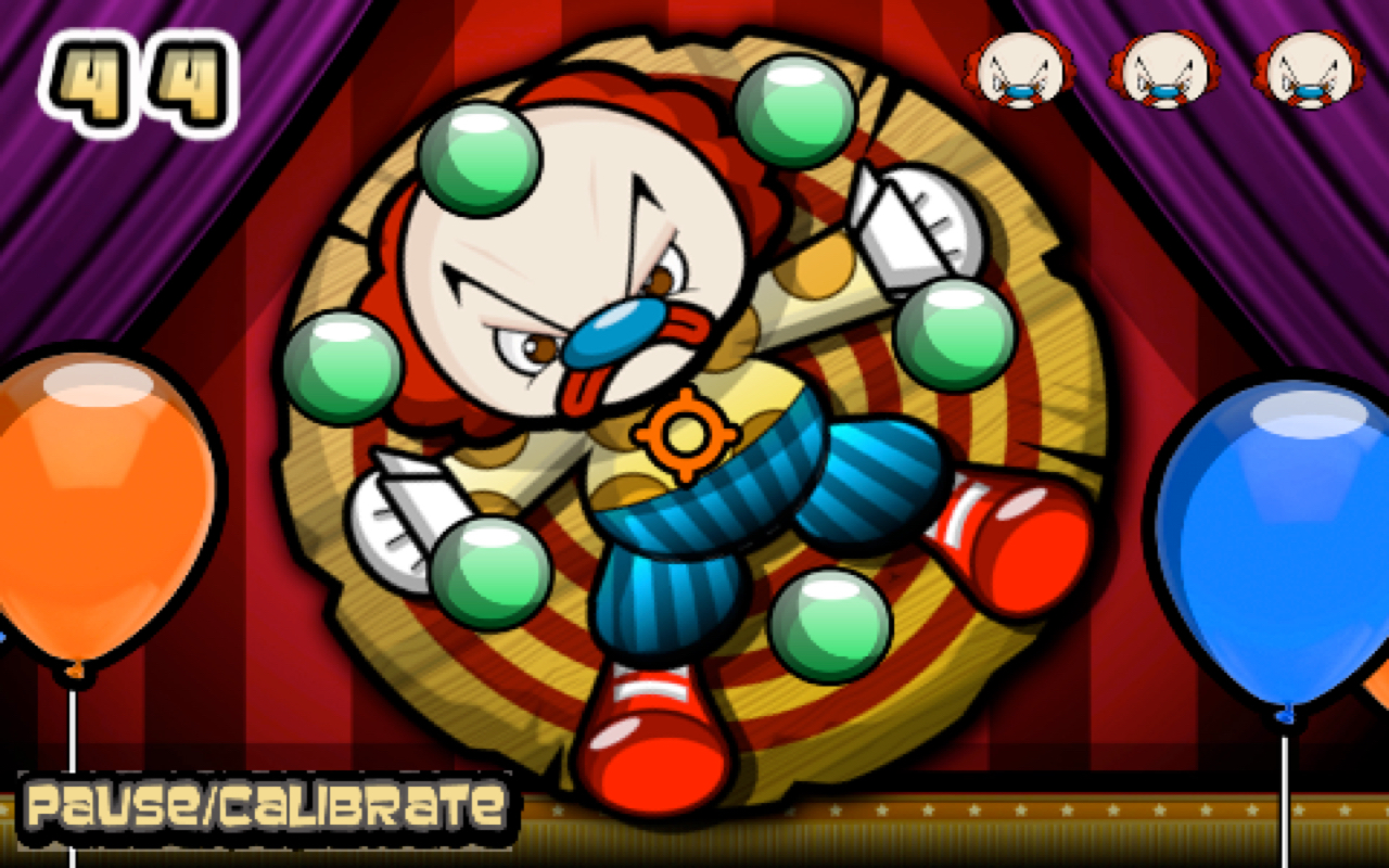 The Circus Knife Toss Game App on Amazon Appstore