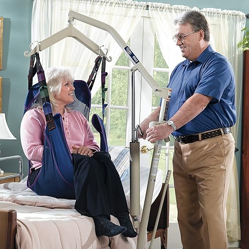 Miniatura 2 de Invacare 9805P - Kit de elevación hidráulica personal para pacientes con correa de malla de cuerpo completo Beige