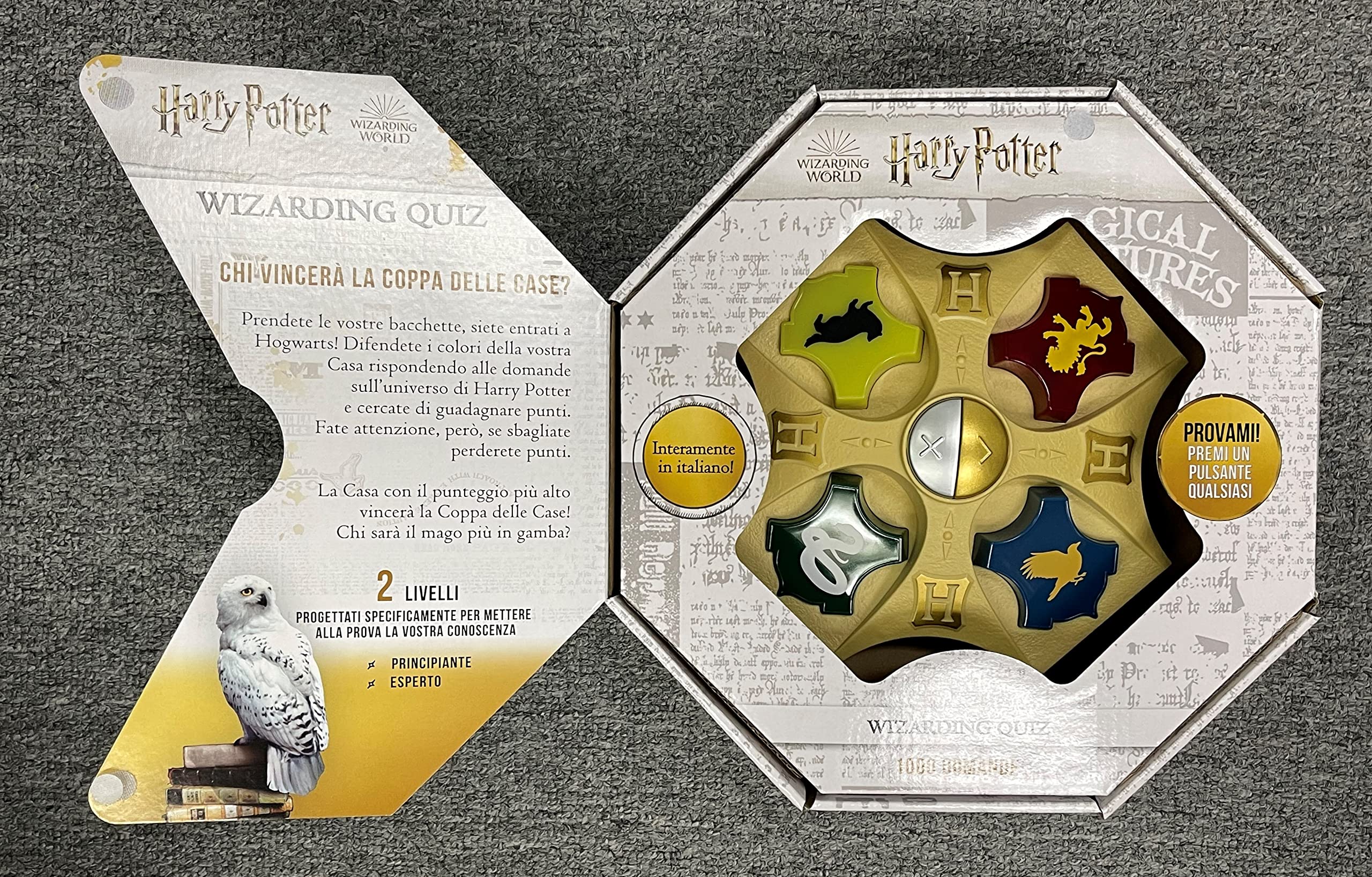 Asmodee Wizarding Quiz Harry Potter | Gioco Elettronico A Quiz Per 2-4 Giocatori | Con 1000 Domande E Game Master Incluso