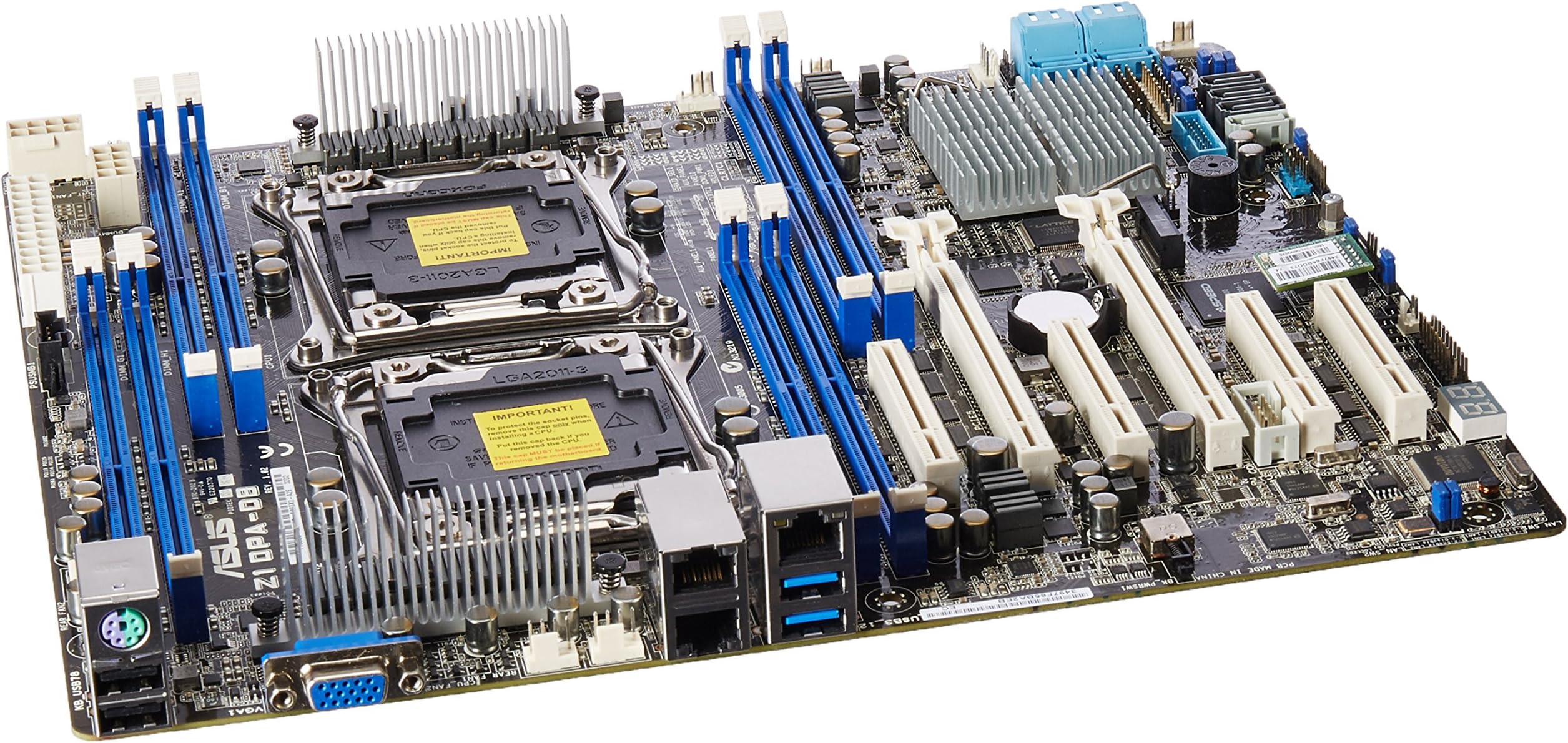 ASUS Z10PA-D8(ASMB8-IKVM) Dual LGA2011-v3/ Intel C612 PCH/ DDR4/ SATA3&USB3.0/ M.2/ V&2GbE/ SSI EED Server Motherboard