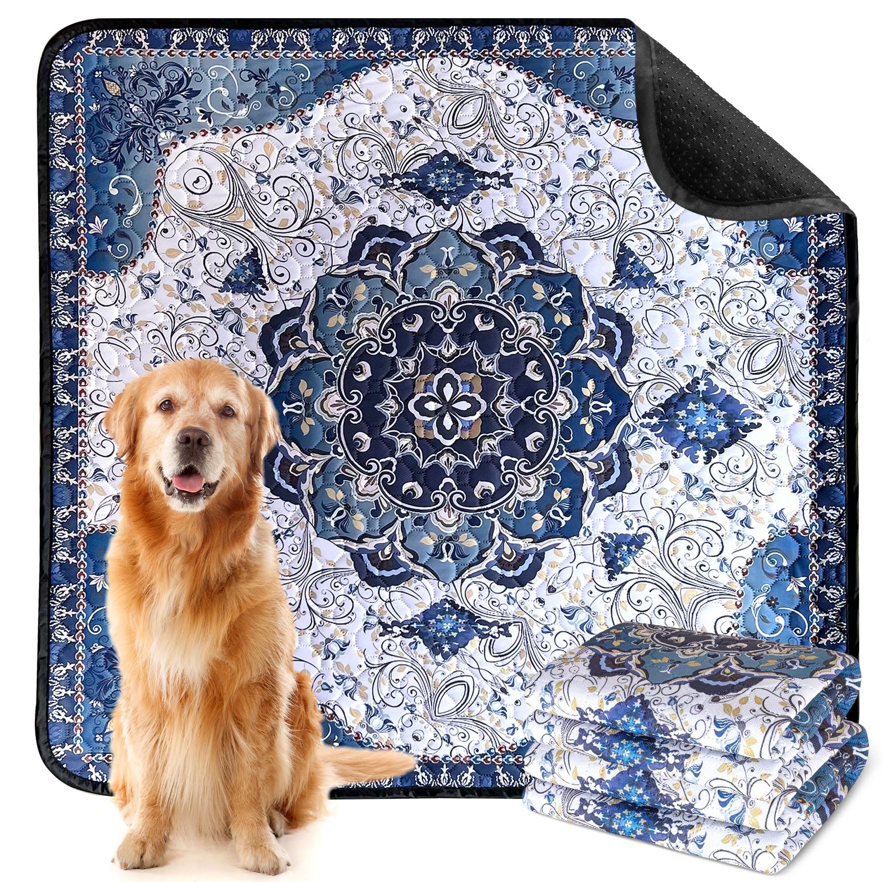 Tapis d'entraînement pour chiot épais et lavable fini les fuites dans le parc de jeu