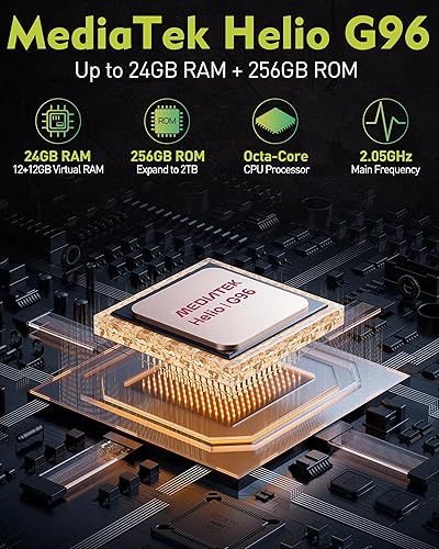 Miniatura 3 de Ulefone Armor 24 - Teléfono celular resistente 2023, 22000mAh, luz de campamento de 1000 lúmenes, 24+256 GB, cámaras duales de 64 MP+64 MP, Android