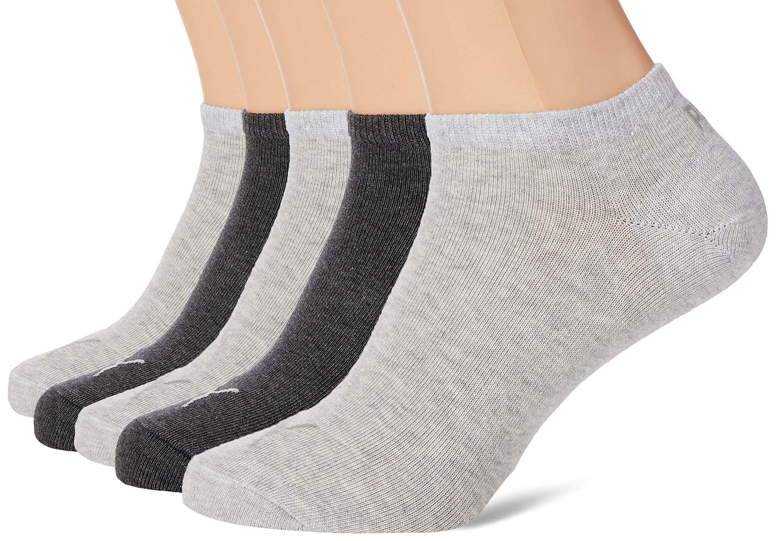 PUMAUnisex PUMA Unisex Plain Sneaker - Trainer Socks (5 Pack) Socks