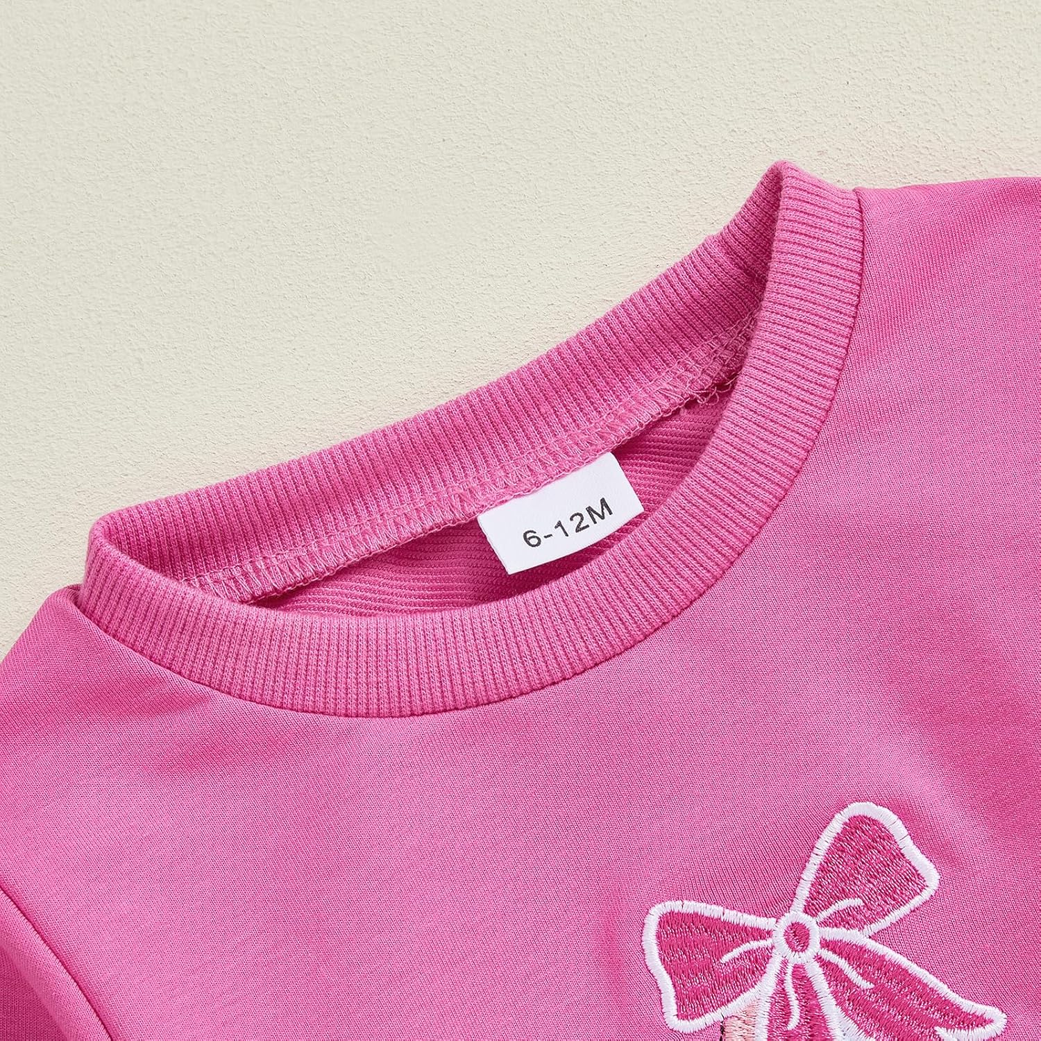 SAYOO Toddler Girls Fall Clothes First Christmas Letter Print Sweatshirt Pullover+Red Flared Pants Baby Christmas Outfits - Image 7