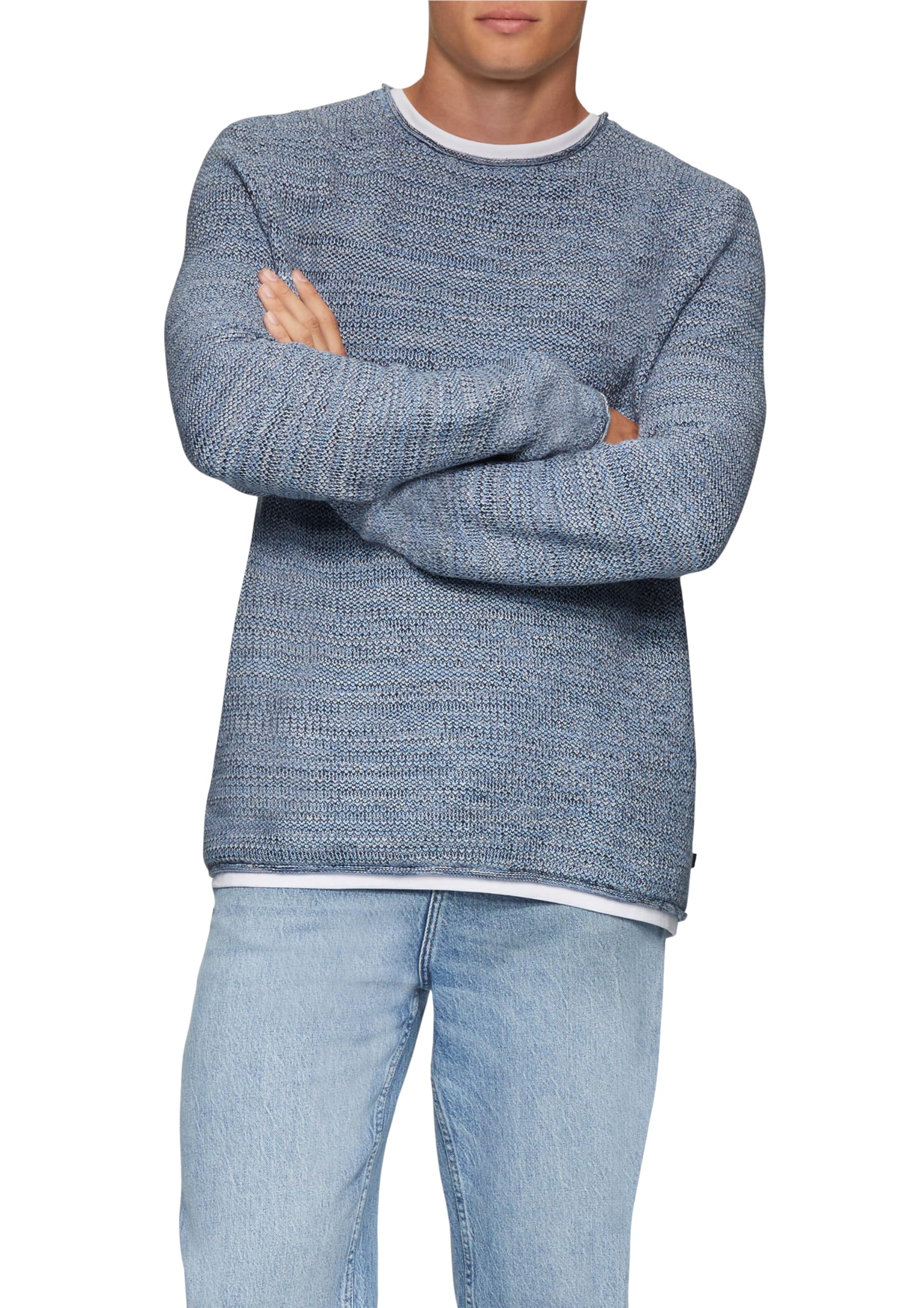 Pull-Over Homme QS 2158929 pull en maille fine col rond intemporel - 8